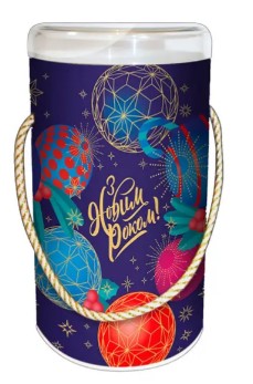 Подарунковий набір № 4 СВІТ ТРЕЙДЕР "Зимові дива" 1200г тубус